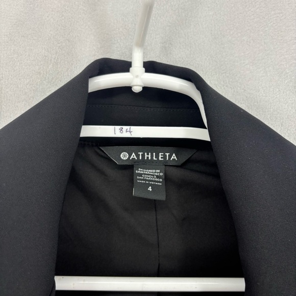 NWT Athleta women’s 4 black blazer jacket endless primatwill professional work - Picture 10 of 13